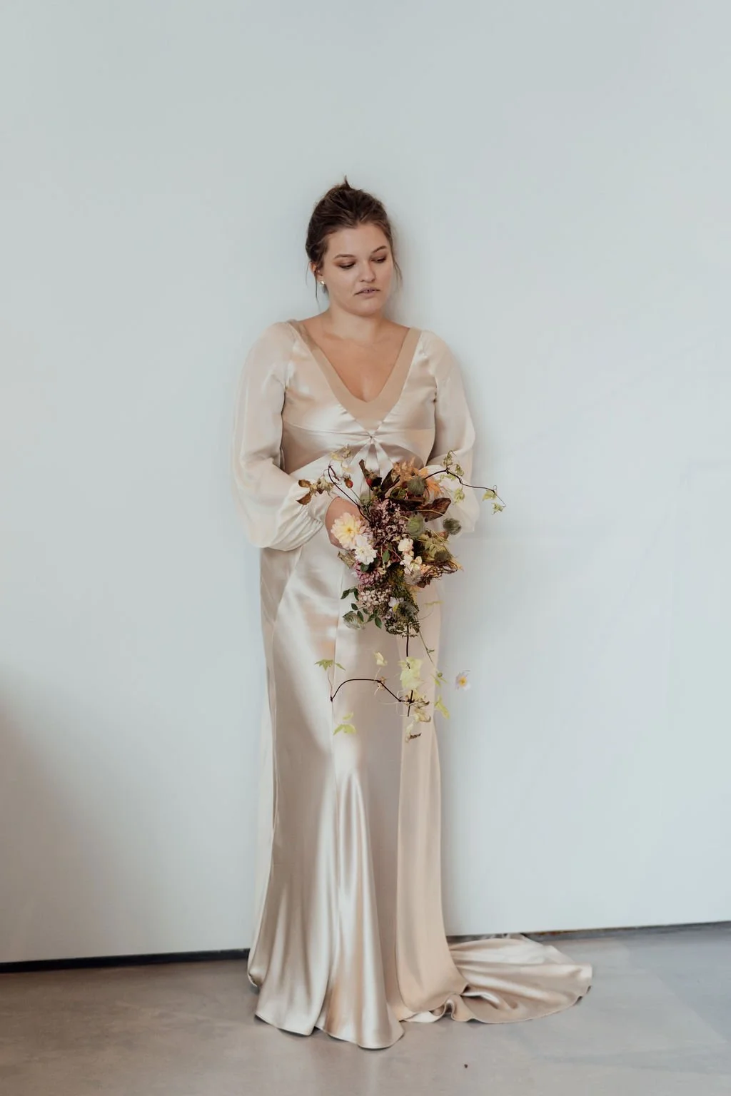 The Diadem Dress. Contemporary wedding dress with vintage details